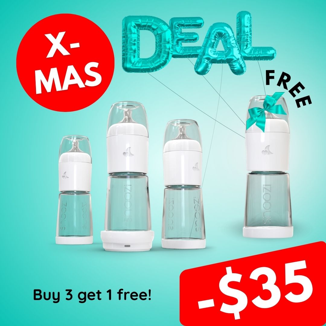 snoozi set: night bottle with bottle warmer - Snoozi US